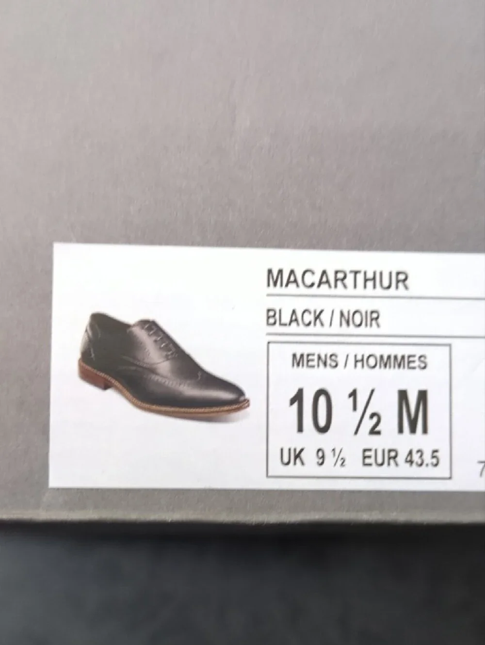Classic Men's Black Wingtip Dress Shoes